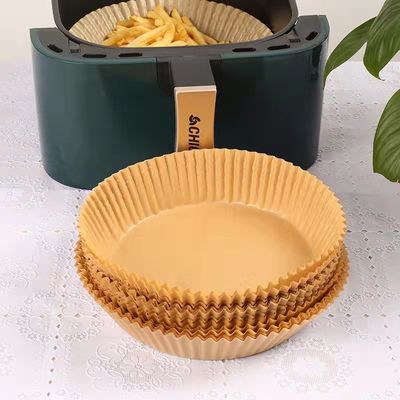 Öl-Beweis-silikonumhülltes Luft-Bratpfannen-Pergamentpapier-20cm rundes Wegwerfbacken