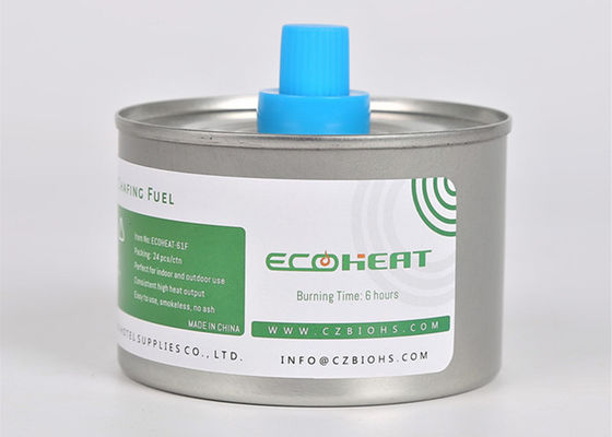 Fiberglas-flüssige 1000 Grad Docht-Scheuerbrennstoff-Scheuerteller-Brennstoff-6 Stunde 48pcs