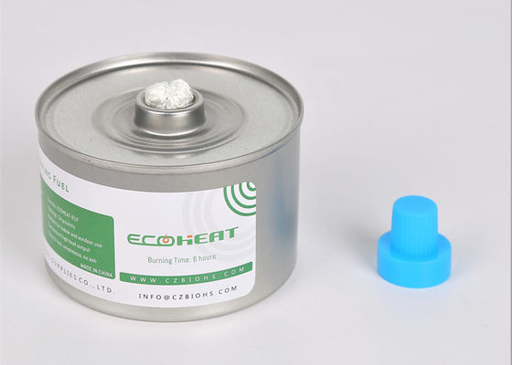 Fiberglas-flüssige 1000 Grad Docht-Scheuerbrennstoff-Scheuerteller-Brennstoff-6 Stunde 48pcs