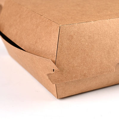 Wegwerfburger mit 120 Grad packt Verpackenburger-Hamburger-Verpackenkasten ein