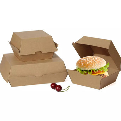 Wegwerfburger mit 120 Grad packt Verpackenburger-Hamburger-Verpackenkasten ein
