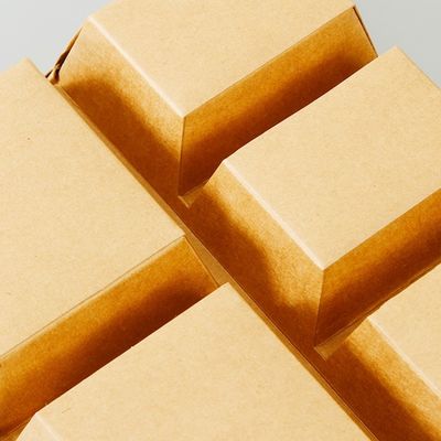 3 4 5 Fach-biologisch abbaubares Einweggeschirr Bento Paper Lunch Box Kraft 3MM