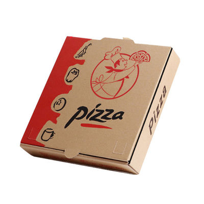biologisch abbaubare papppizza-Kasten des Einweggeschirr-9 10 12inch Gewohnheit Druck