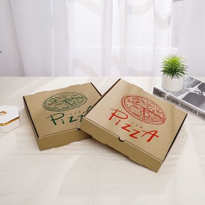 biologisch abbaubare papppizza-Kasten des Einweggeschirr-9 10 12inch Gewohnheit Druck