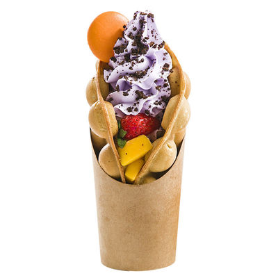 pommes-Fritesschaufel-Schalen-Mitnehmermitnehmerpommes-friteskegel-Halter 8oz 12oz Papier