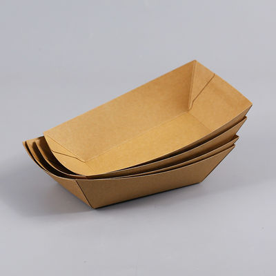 Einweggeschirr-Boot Frie-Imbiss-Behälter 0.25LB 25# biologisch abbaubare
