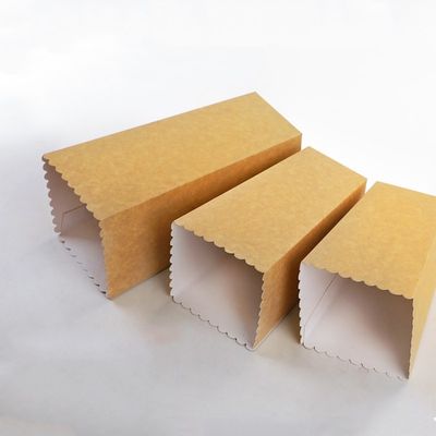 CMYK-Nugget-biologisch abbaubares Einweggeschirr-offenes Popcorn-Verpackenkasten