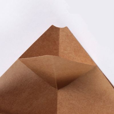 PET-überzogene Pommes-Frites tapezieren Wegwerfkegel-Schalen-Kraftpapier-Kasten mit Soße
