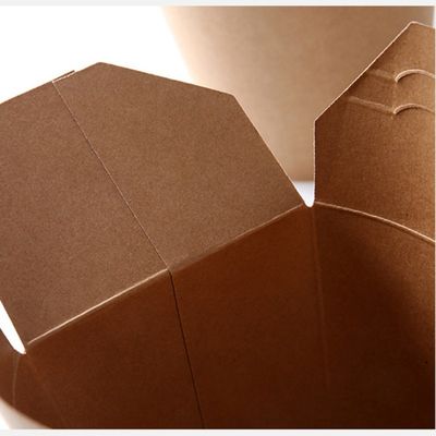250ml faltbarer runder biologisch abbaubarer Papiernudel-Kasten des Einweggeschirr-8oz 12oz