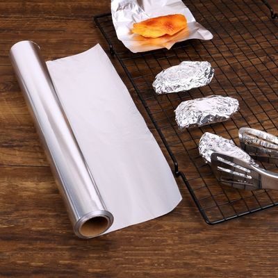 Feuchtigkeitsfeste versorgende einwickelnde biologisch abbaubare Aluminiumfolie-Rolle des Einweggeschirr-28mm