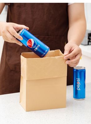 Einweggeschirr-Süßigkeits-Papiertüte Kraftpapiers biologisch abbaubare ohne Griff BSCI