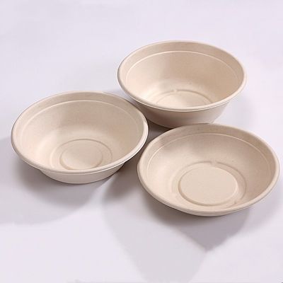 Das 120 Grad-Öl-überzieht beständige biologisch abbaubare Zuckerrohr-Bagasse Mitnehmerschüssel mit Deckel