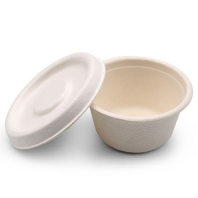 Papier-Suppen-teilen Wegwerfsalat-Schüsseln 1oz 2oz 4oz mit Deckeln Schalen ein