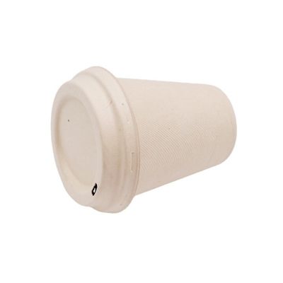 Milch Pfas freie biologisch abbaubare Wegwerfmitnehmerkaffeetassen des Bagassen-Geschirr-8oz