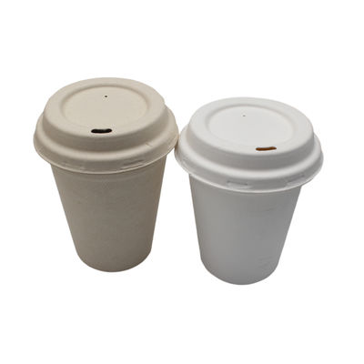Milch Pfas freie biologisch abbaubare Wegwerfmitnehmerkaffeetassen des Bagassen-Geschirr-8oz