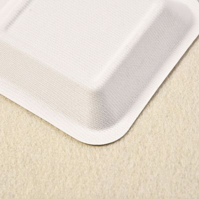 Papiermassen-Nachtisch-Nahrung Tray For Party 7g Mini Sugarcane Biodegradable Bagasse Tableware