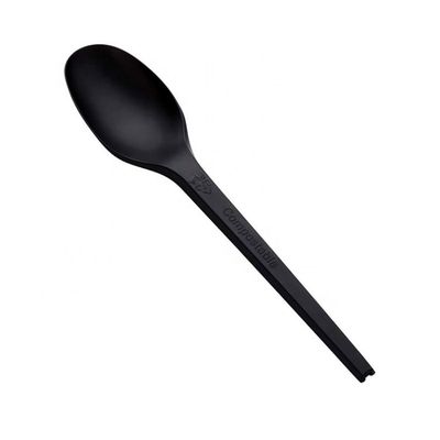 Des Gerät-kompostierbarer Partei-Geschirr-CPLA Messer-Löffel Tischbesteck-Satz-der Gabel-165mm mit Serviette