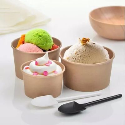 4oz Einweggeschirr-Eiscreme-Schalen-Verpacken des Jogurt-32oz zum biologisch abbaubaren