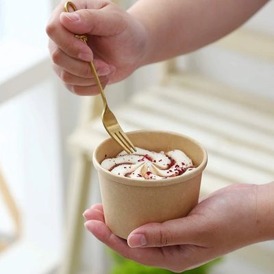 4oz Einweggeschirr-Eiscreme-Schalen-Verpacken des Jogurt-32oz zum biologisch abbaubaren