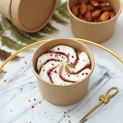 4oz Einweggeschirr-Eiscreme-Schalen-Verpacken des Jogurt-32oz zum biologisch abbaubaren