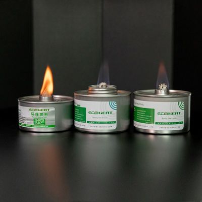 84mm Nahrungsmittelhitze-flüssiger Docht-macht Scheuerbrennstoff-Speisewärmer-Brennstoff den 6 Stunden-Brand ein