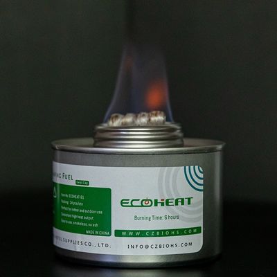 24 Satz-handlicher Docht-flüssige sichere Hitze 6 Stunden-Scheuerbrennstoff-Gel mit Docht