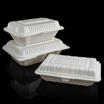 Des Restaurant-9in Fach-Maschinenhälften-Verpacken der Lebensmittel Maisstärke-Wegwerfdes tischbesteck-3