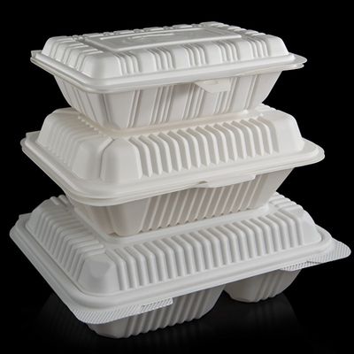 Des Restaurant-9in Fach-Maschinenhälften-Verpacken der Lebensmittel Maisstärke-Wegwerfdes tischbesteck-3