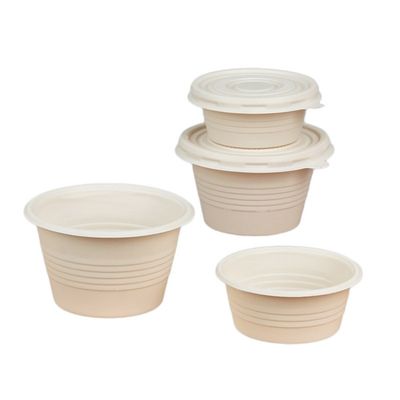 Wegwerfgeschirr-Gewürz-Soßen-Teil-Schalen der maisstärke-4OZ mit Deckeln