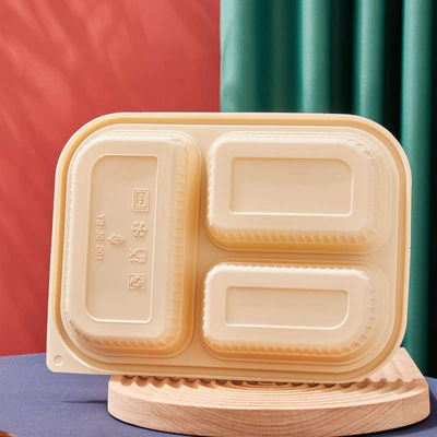 10 Fach-Maisstärke-Geschirr Bento Biodegradable Cornstarch Food Containers des Zoll-3