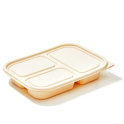 10 Fach-Maisstärke-Geschirr Bento Biodegradable Cornstarch Food Containers des Zoll-3