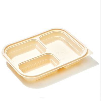 10 Fach-Maisstärke-Geschirr Bento Biodegradable Cornstarch Food Containers des Zoll-3