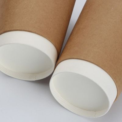 PET 10oz 12oz beschichtete doppel-wandige Papierschalen-Wegwerfkaffeetassen mit Deckeln