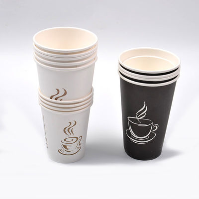 Kundenspezifische Kaffeetassen Logo Disposable Paper Cups Hots trinkende Tee-12oz 360ml mit Deckeln