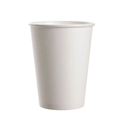 Soda-kaltes Getränk-Wegwerfpapierschalen-Juice White Paper Cups With-Deckel 12OZ 300gsm